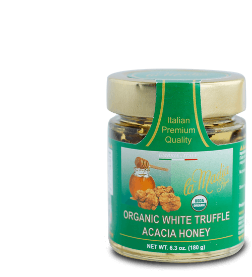 Miele di acacia al tartufo bianco (tuber magnatum pico) - 80 g - Bianca  Collina®